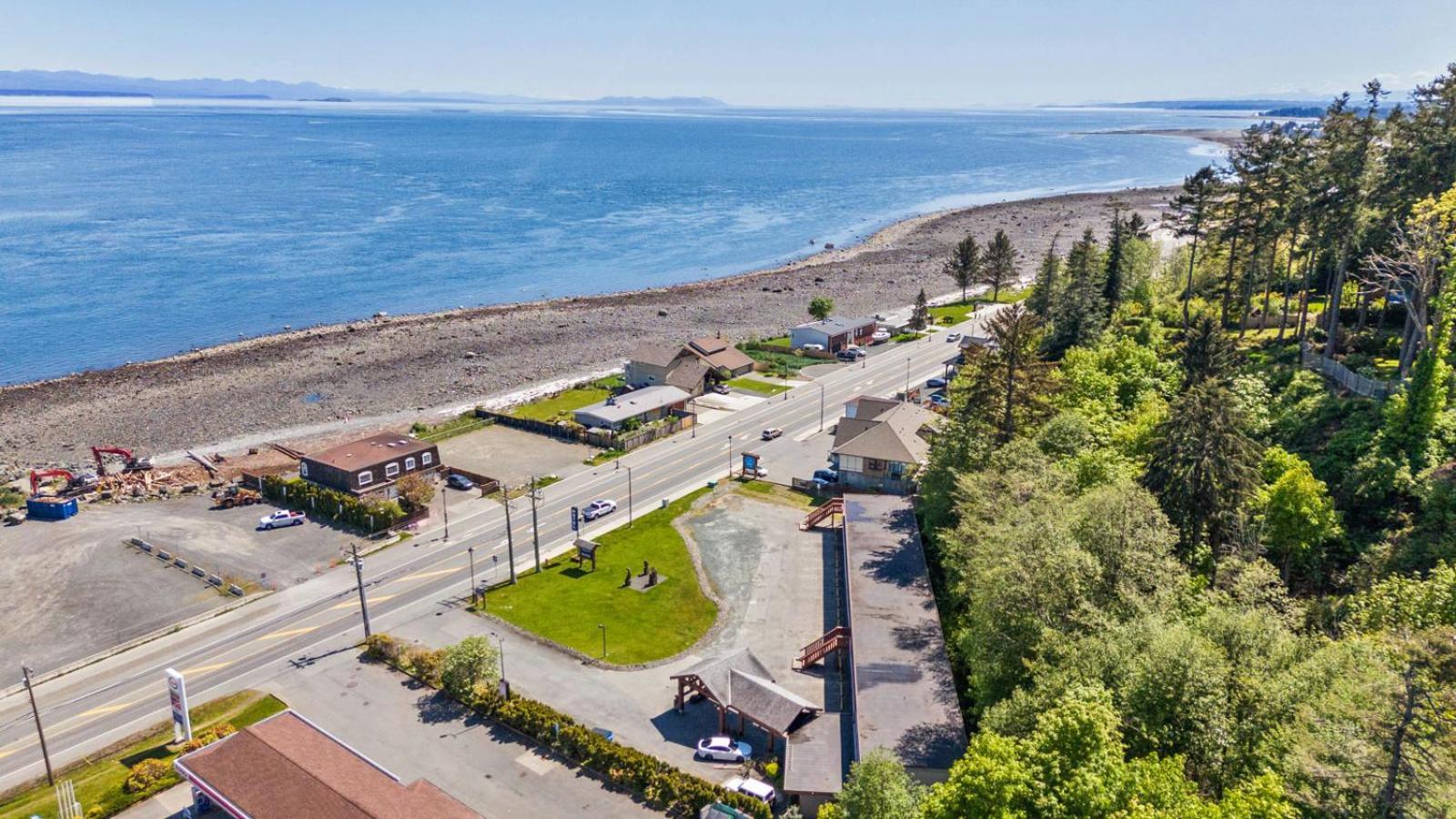 Big Rock Motel Campbell River Bagian luar foto