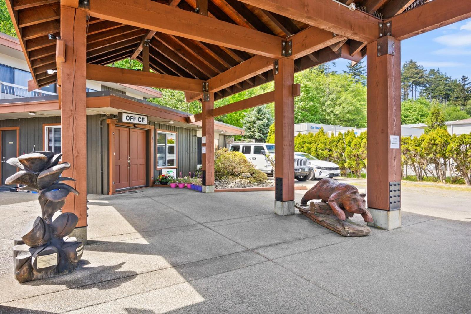 Big Rock Motel Campbell River Bagian luar foto